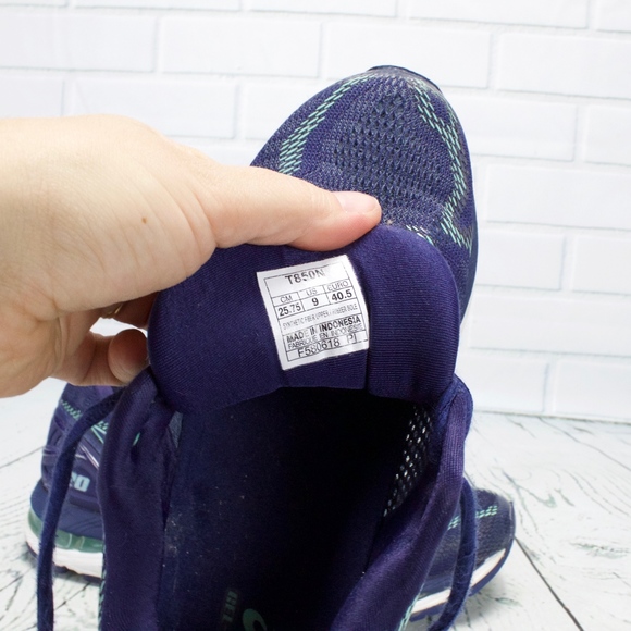 Asics Gel Nimbus 20 blue Sneakers Size 9 - Picture 6 of 8